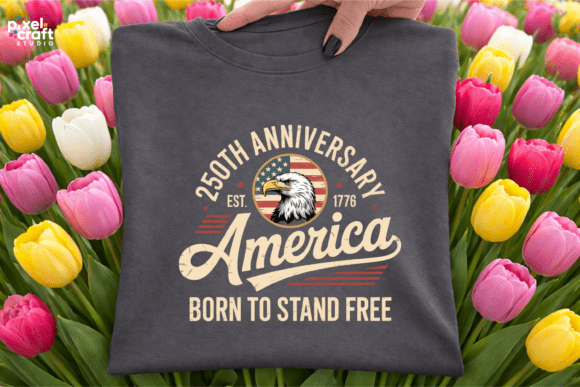 250th Anniversary America PNG Design: A Timeless Patriotic Asset