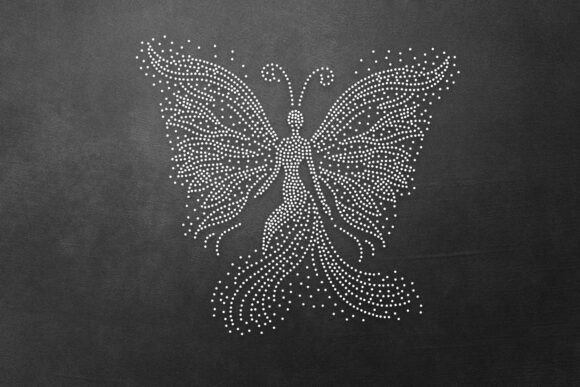 Butterfly Rhinestone T-shirt Design: A Sparkling Asset for Creatives