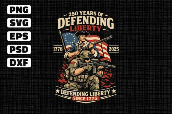 Defending Liberty: 250 Years of Patriotic Design Assets