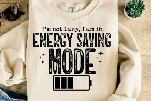 Energy Saving Mode T-Shirt Design: A Designer's Asset