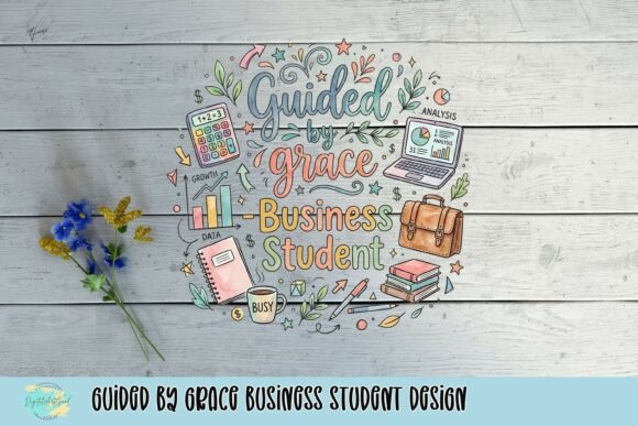 Guided by Grace Business Student Design: A Whimsical Asset for Modern Branding