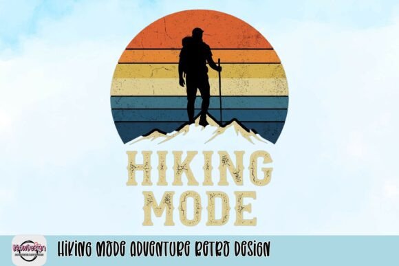 Hiking Mode Adventure Retro Design: A Timeless Asset