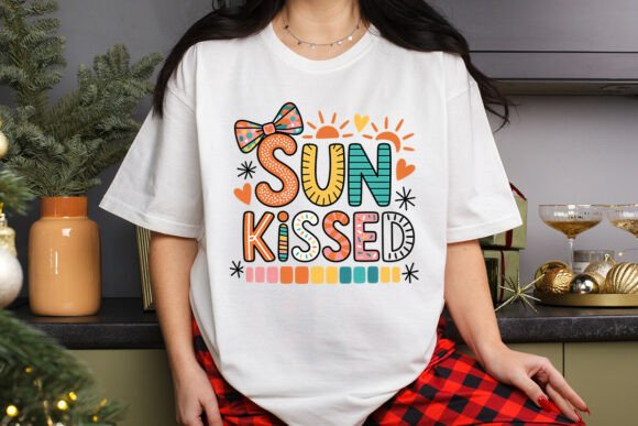 Sun Kissed T-Shirt Design: Your Instant Creative Download