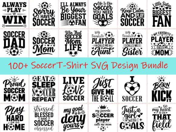 Ultimate Soccer SVG Design Bundle: 100+ Modern Assets